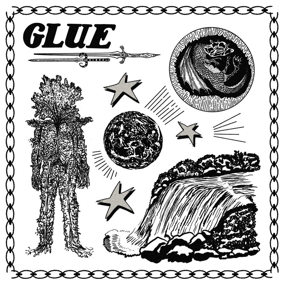 "Glue" cover concept artwork