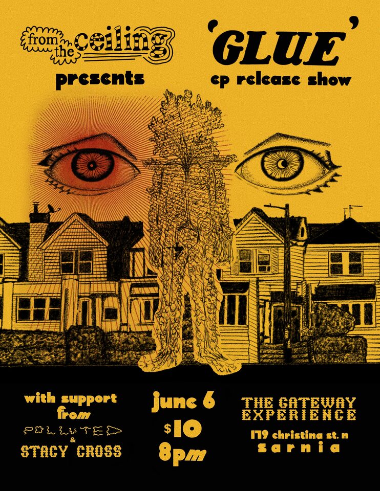 "Glue" EP release show poster